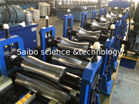 Automatically Ridge Cap Roll Forming Equipment 4kw Drive By Chain 2 - 4m/Min
