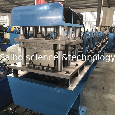 Automatically Ridge Cap Roll Forming Equipment 4kw Drive By Chain 2 - 4m/Min